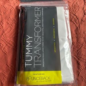 White maternity tummy transformer